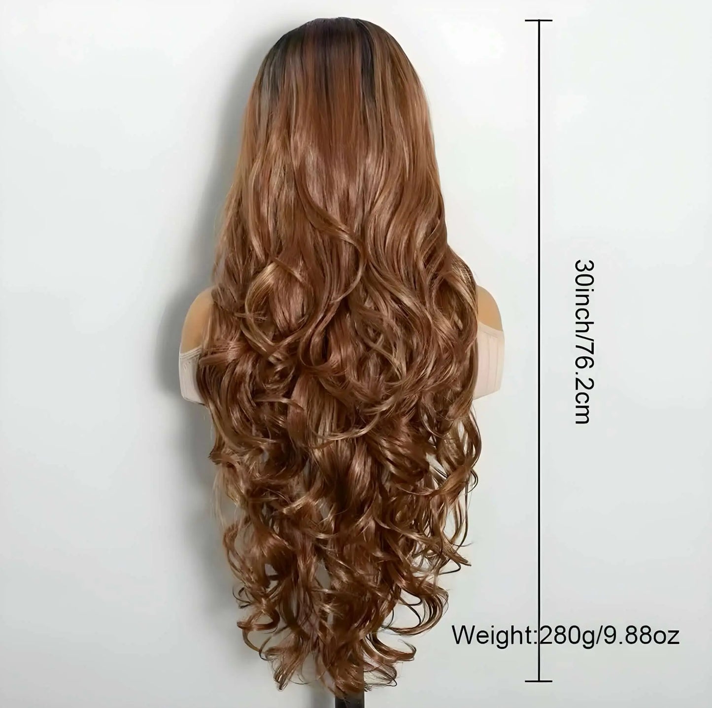 Aria 30" caramel honeyombre wig Premium Synthetic Wig Sedna Wigs