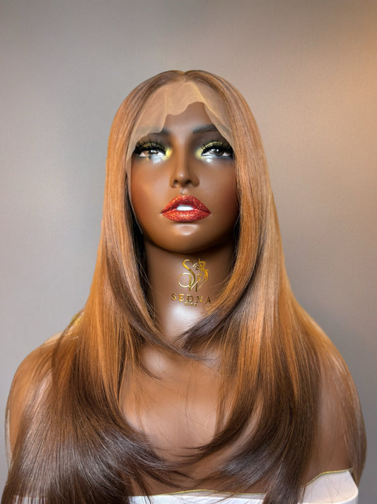 Bella Wig 22-inch Honey Blonde Ombre Wig - Sedna Wigs