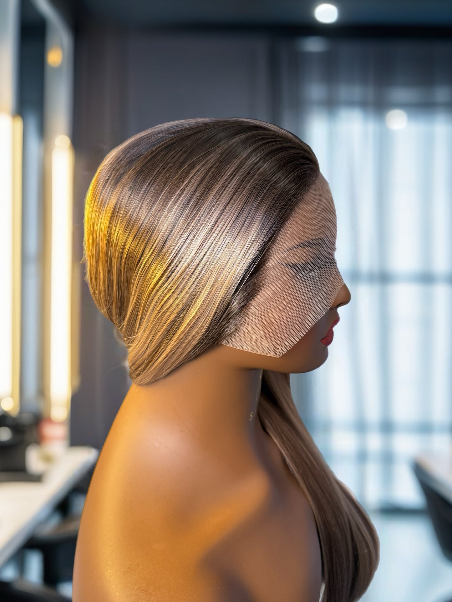 Mirabelle 24” Ombre Blonde Straight Wig