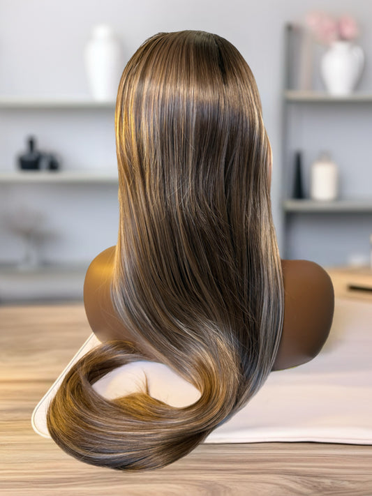 Mirabelle 24” Ombre Blonde Straight Wig