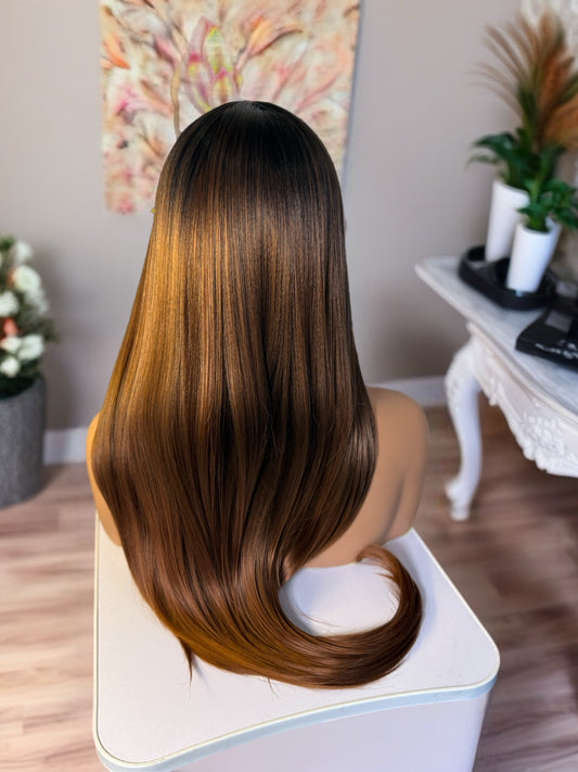 Empress Ombré 24” Sleek Straight Wig