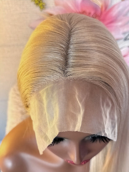 Aspen 26" Straight Platinum Blonde 13x6 HD Lace Wig - Sedna Wigs