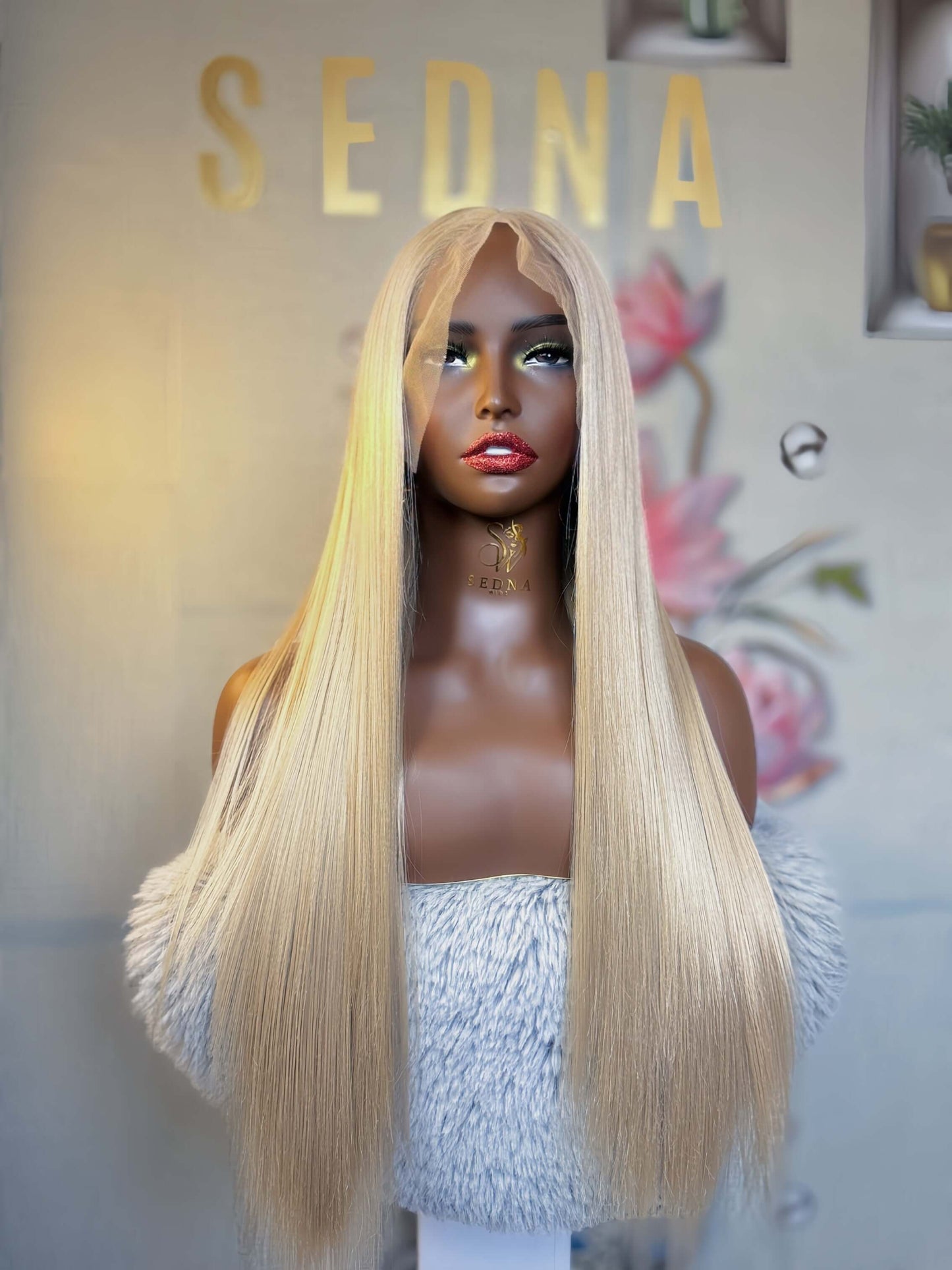 Aspen 26" Straight Platinum Blonde 13x6 HD Lace Wig - Sedna Wigs
