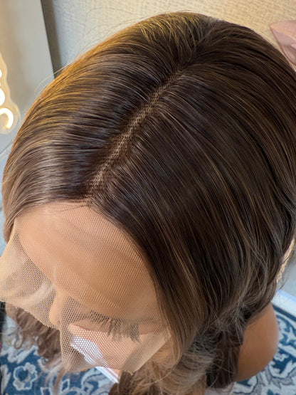 Aurora 26-Inch Bronde Ombre Body Wave 13x3 Lace Front Wig - Sedna Wigs