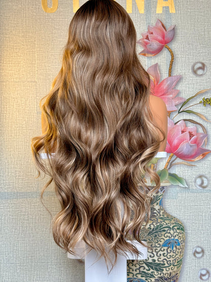 Aurora 26-Inch Bronde Ombre Body Wave 13x3 Lace Front Wig - Sedna Wigs