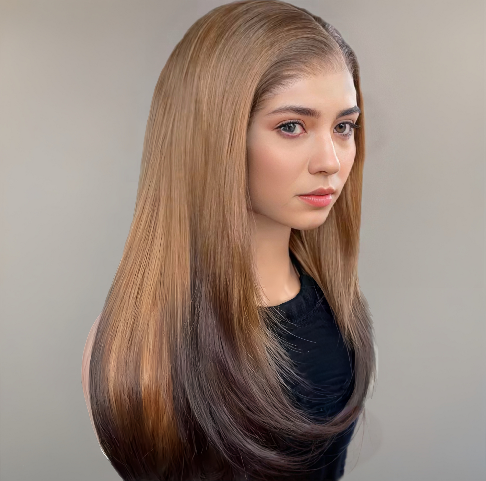 Bella Wig 22-inch Honey Blonde Ombre Wig - Sedna Wigs