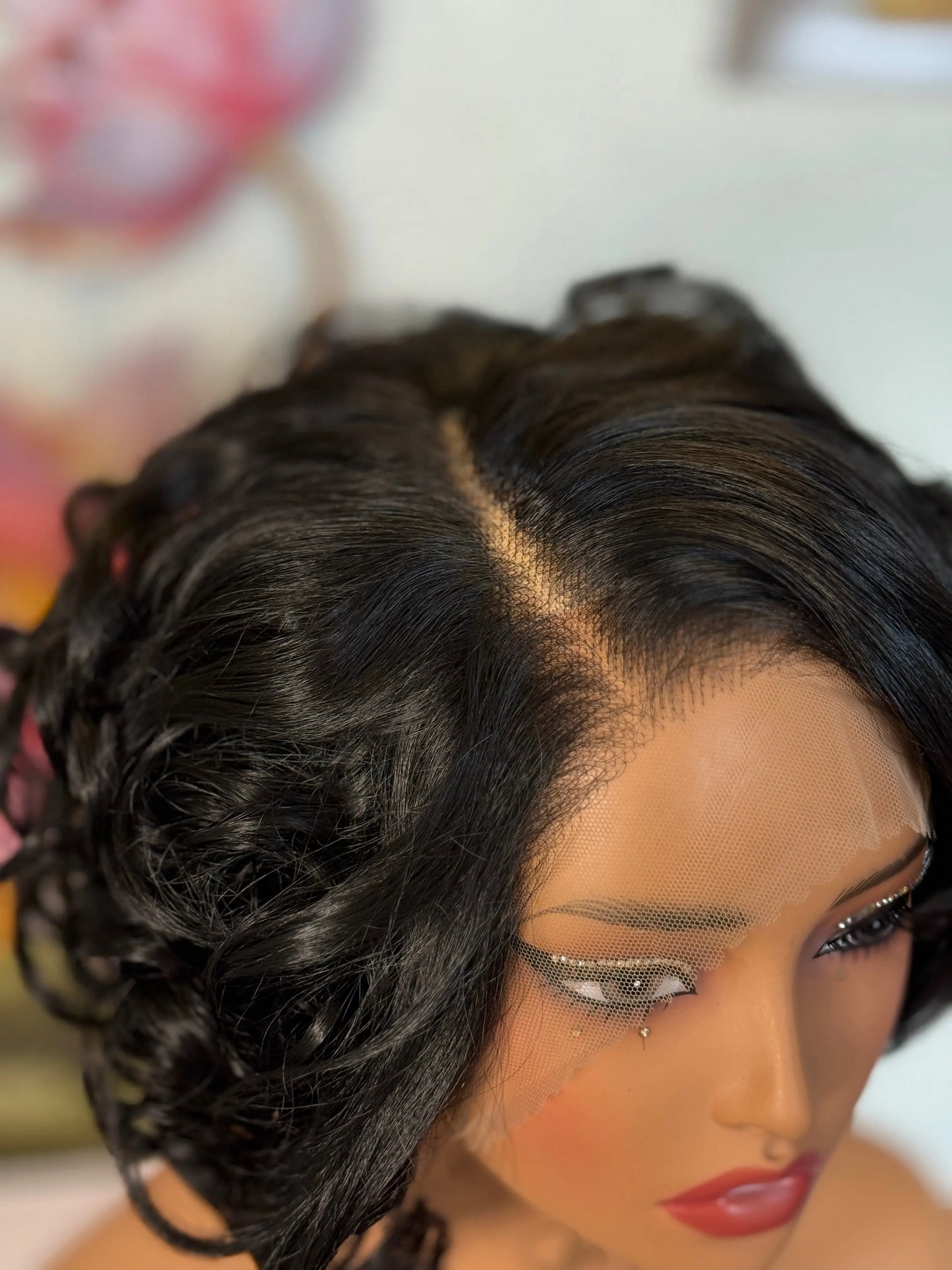 Coco Noir bouncy egg curls wig Premium Synthetic Wig Sedna Wigs