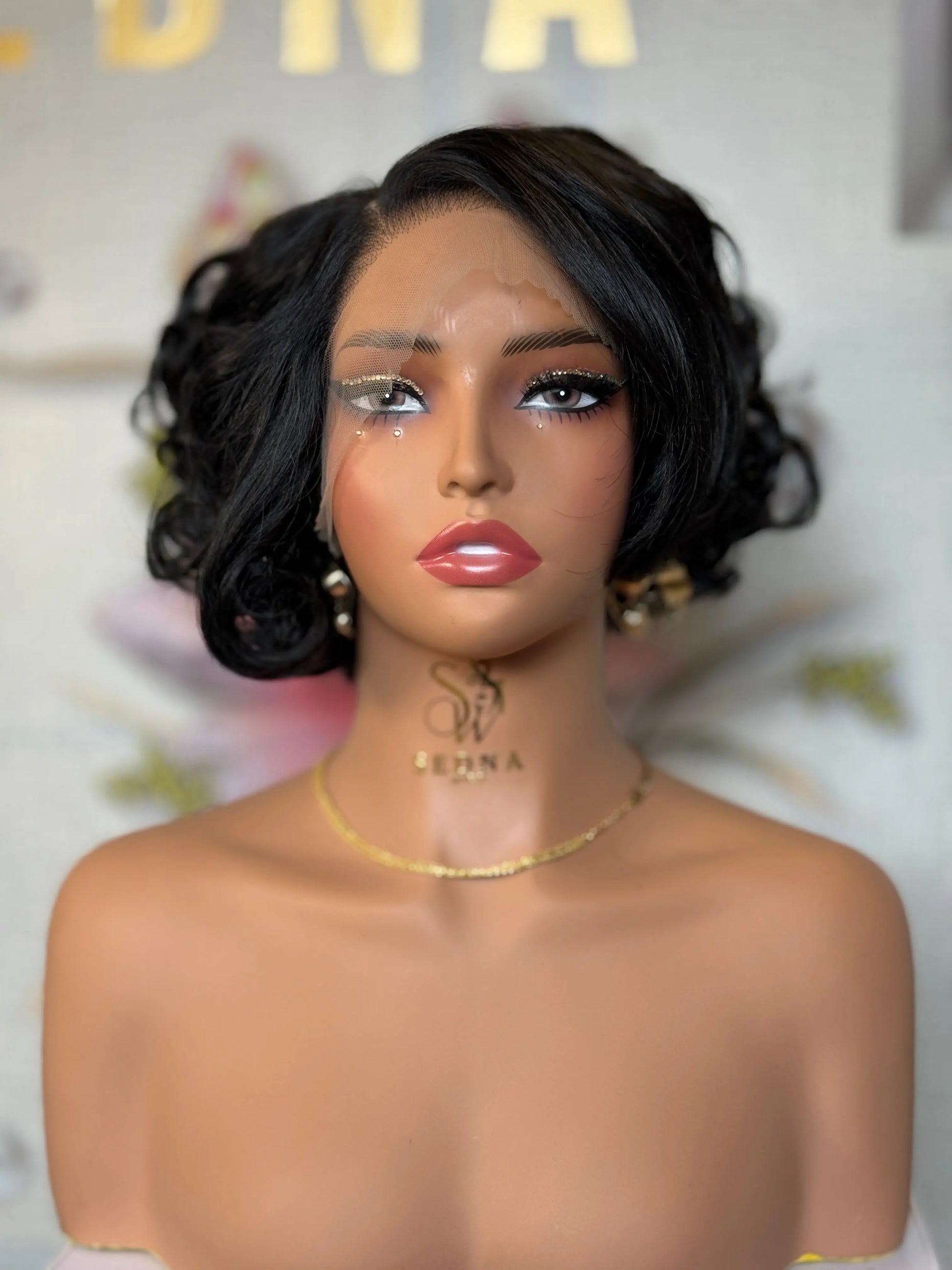 Coco Noir bouncy egg curls wig Premium Synthetic Wig Sedna Wigs