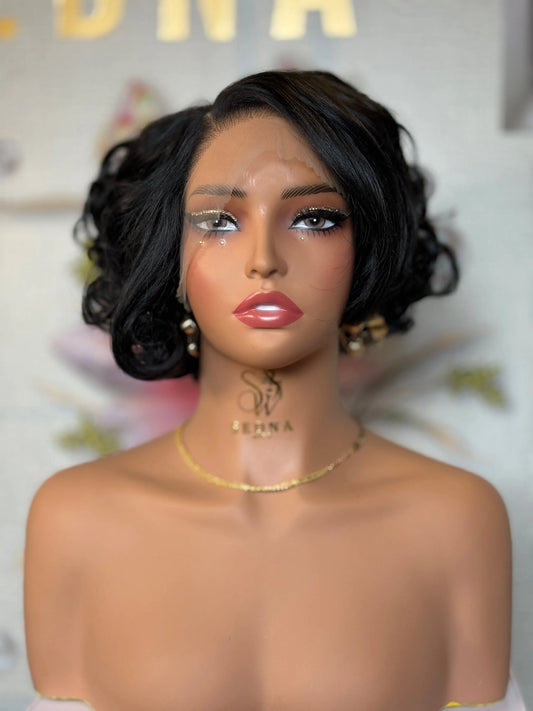 Coco Noir bouncy egg curls wig Premium Synthetic Wig Sedna Wigs