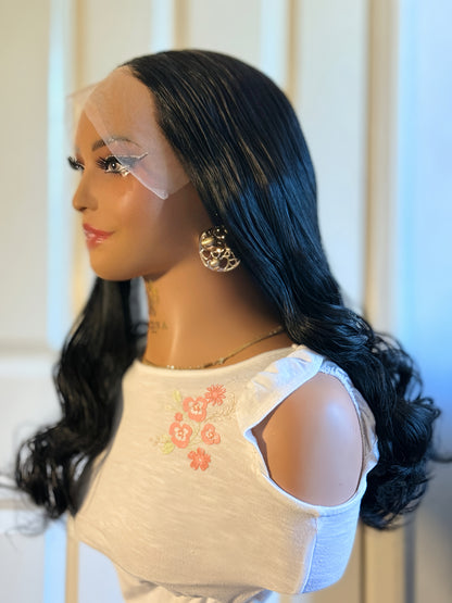 Emilia Classic Black Body Wave Bob - Lace Front Wig - Sedna Wigs