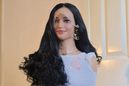 Emilia Classic Black Body Wave Bob - Lace Front Wig - Sedna Wigs