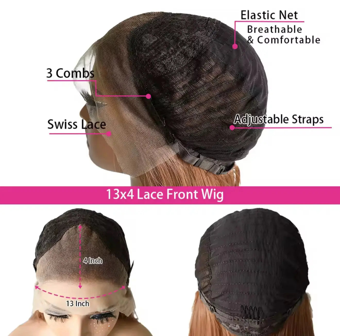 Emilia black bodywave wig Premium Synthetic Wig Sedna Wigs