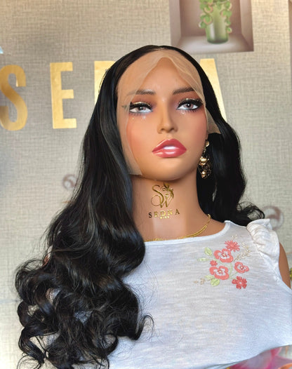 Emilia black bodywave wig Premium Synthetic Wig Sedna Wigs