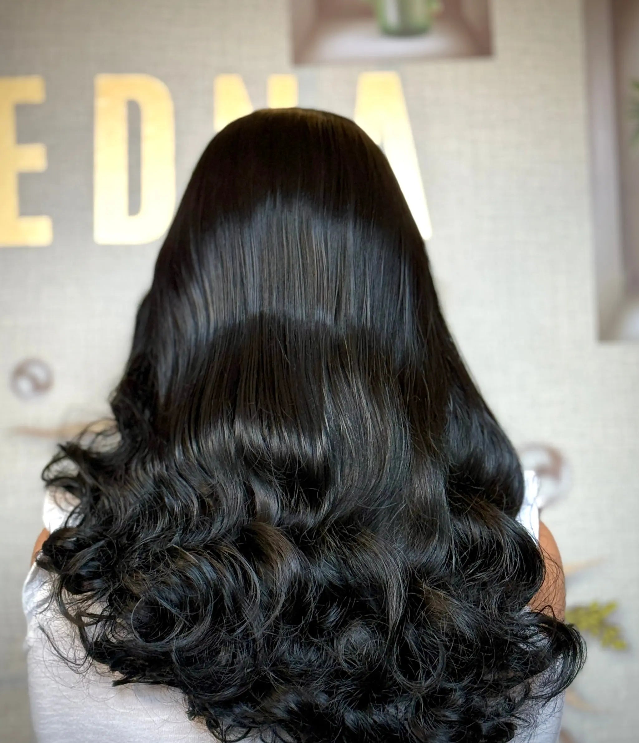 Emilia black bodywave wig Premium Synthetic Wig Sedna Wigs