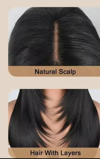 Maldives 22-Inch Straight Layered Fringe Wig