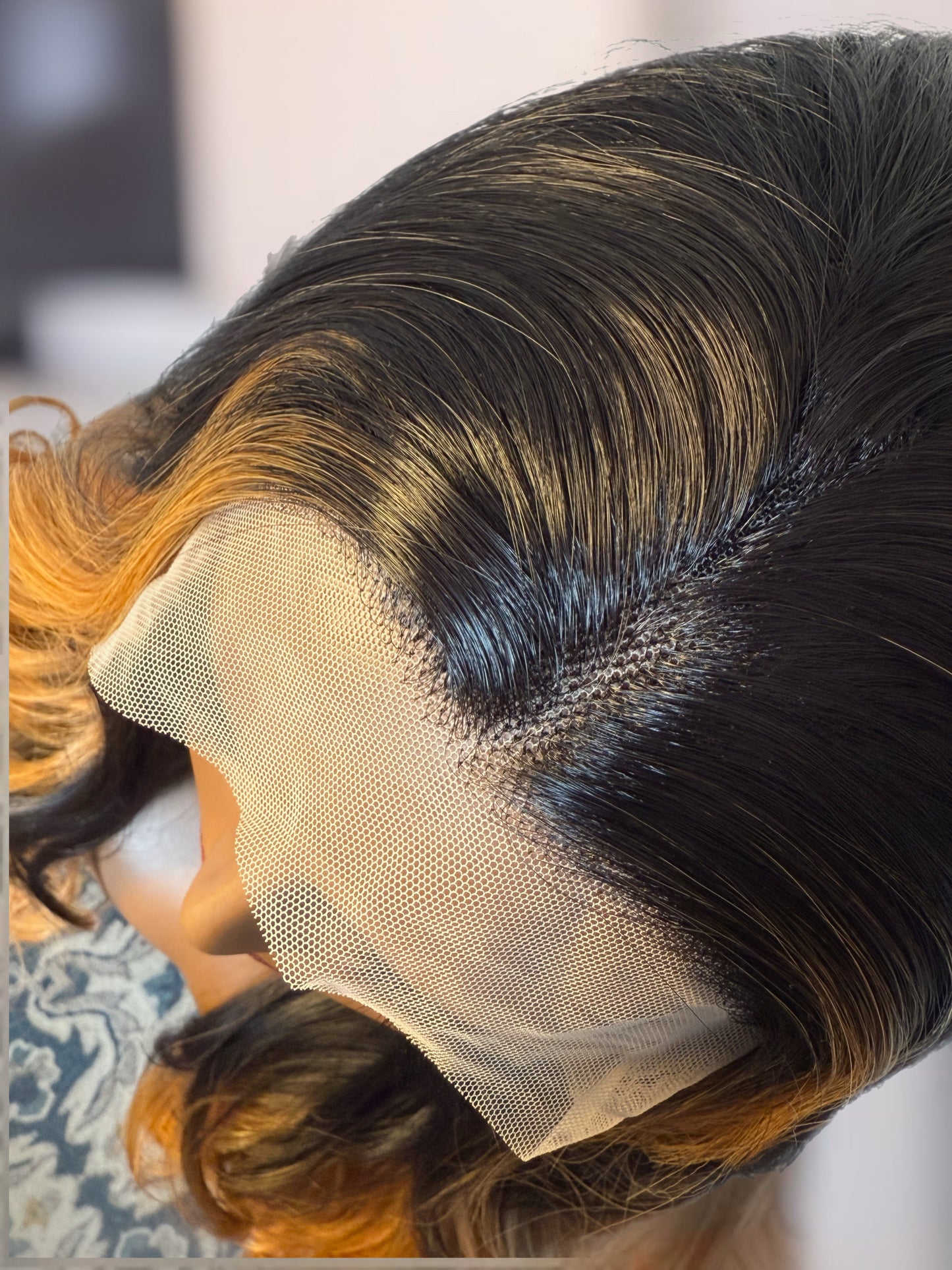 Issa 24” Copper Ombre Body Wave  Lace Front Wig - Sedna Wigs