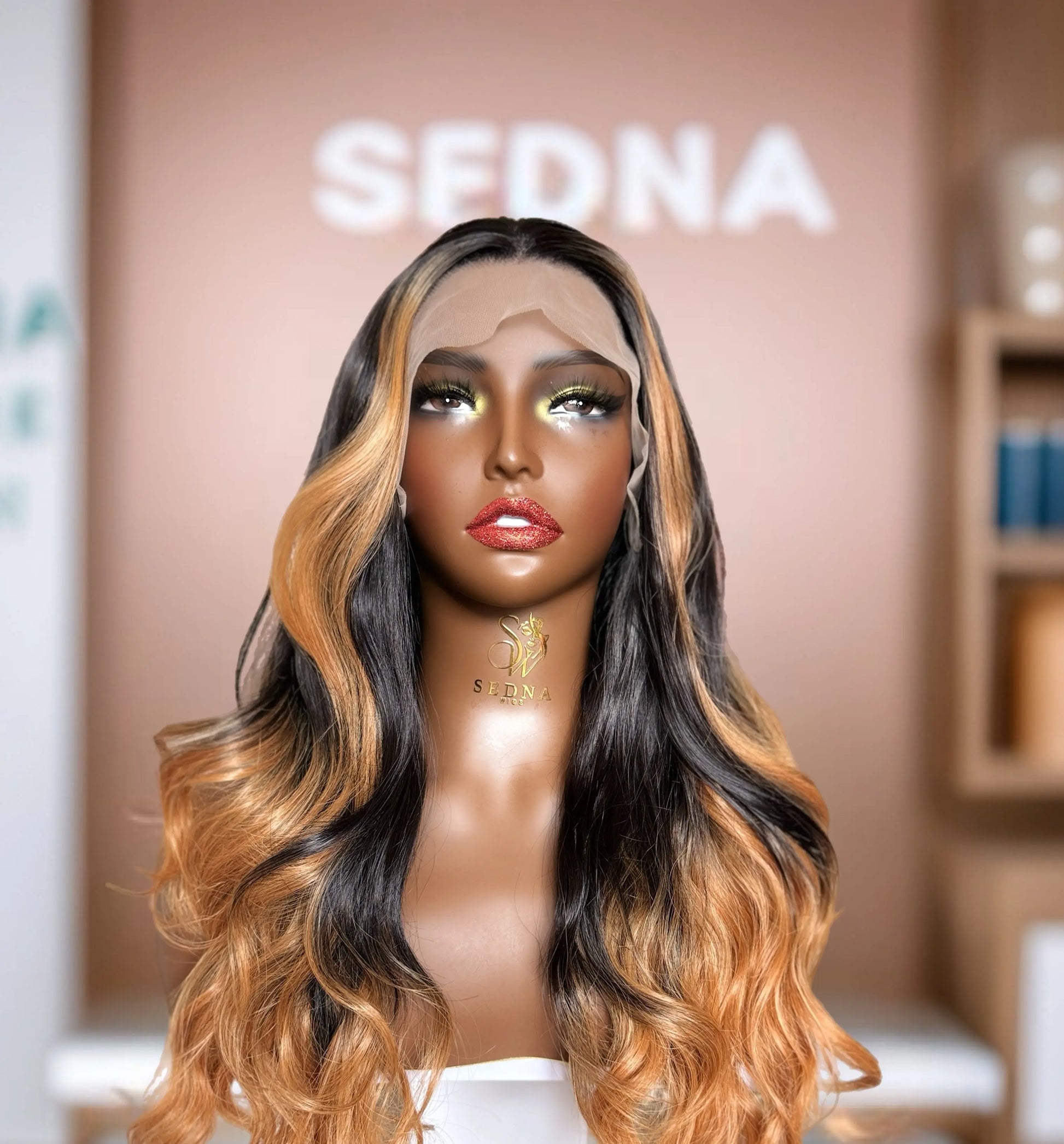 Issa 13x3 lace front wig UK Premium Synthetic Wig Sedna Wigs