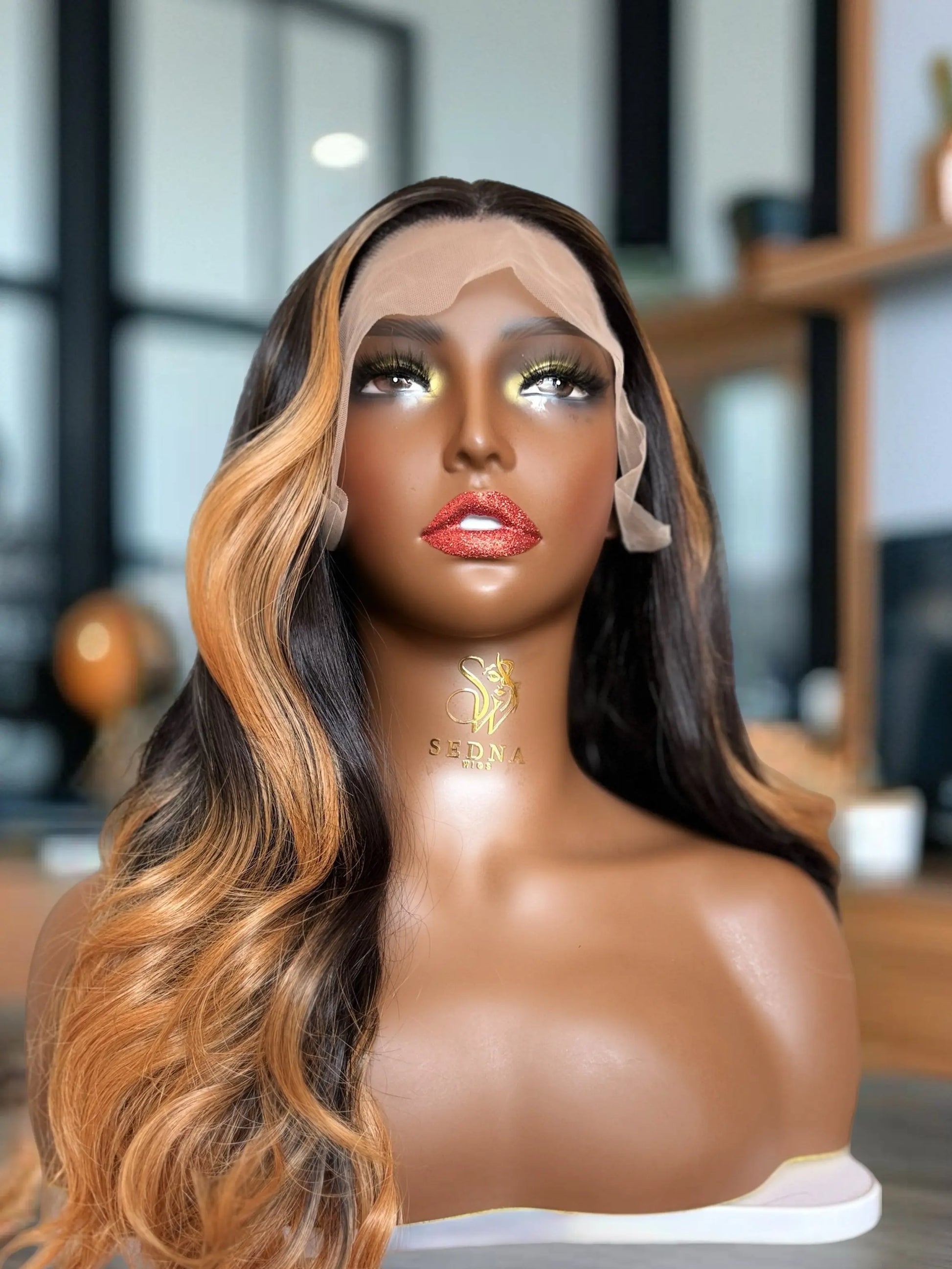 Issa 13x3 lace front wig UK Premium Synthetic Wig Sedna Wigs