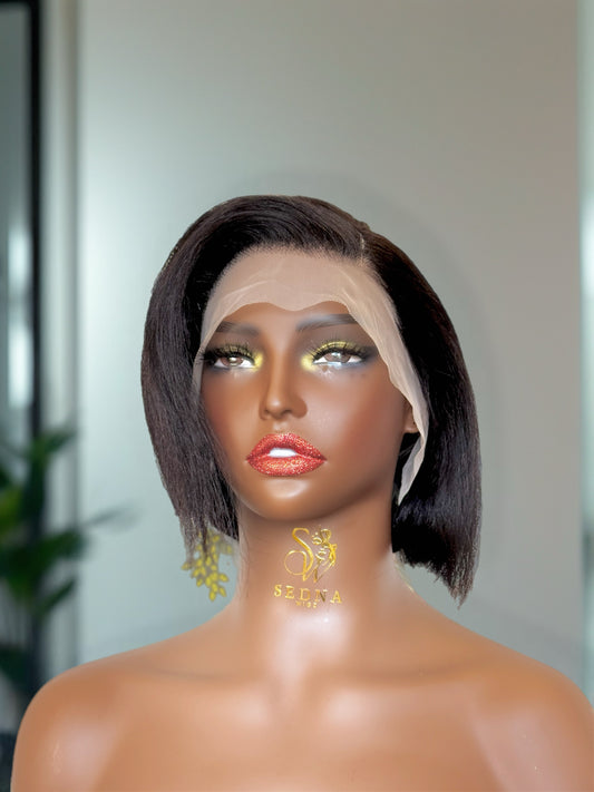 Kelly 6-inch Coarse Silk Bob Wig with 13x4 Lace Front - Sedna Wigs
