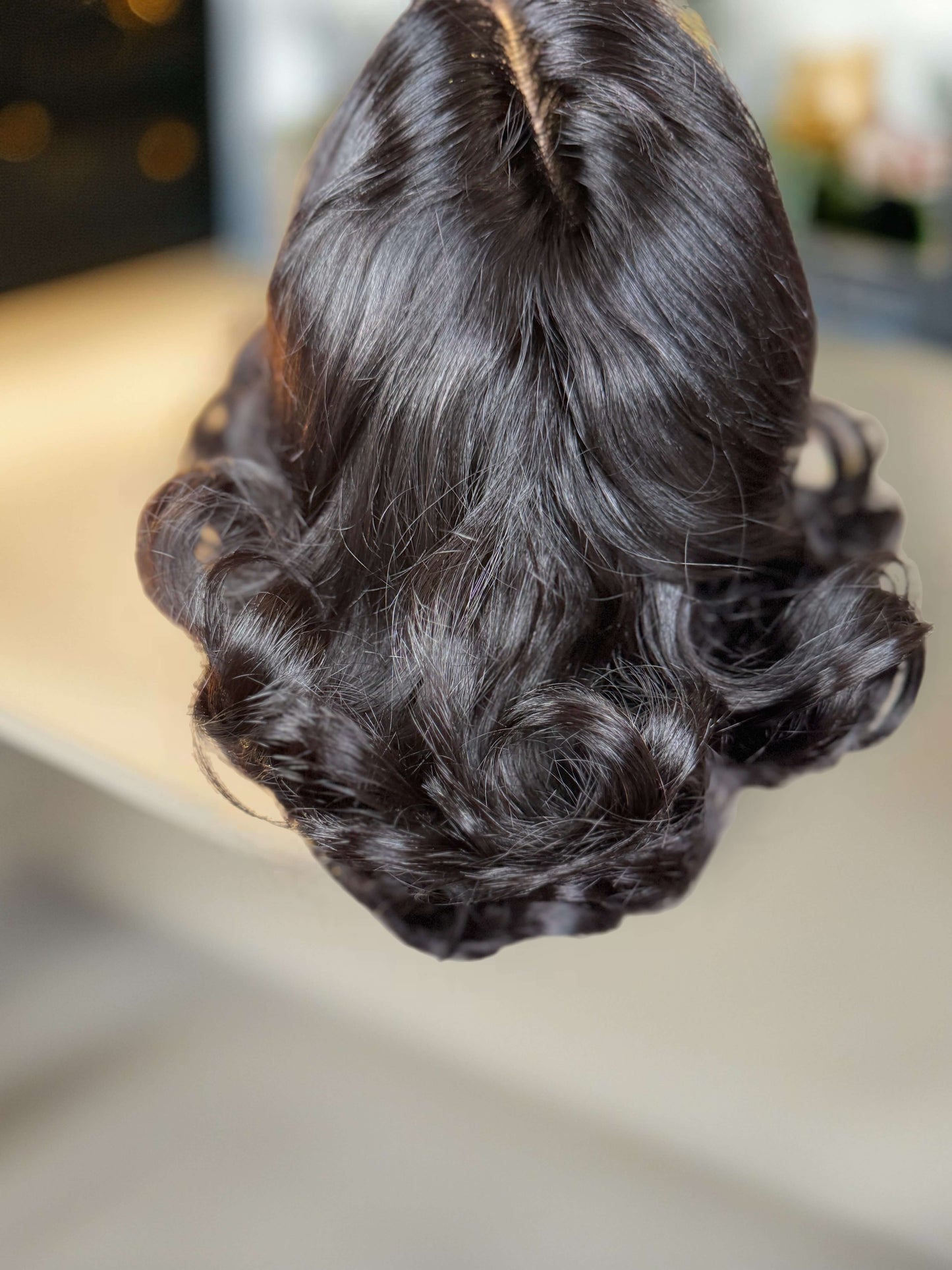 Monroe 12-Inch Vintage Curl Blend Wig with 4x4 Side Closure - Sedna Wigs