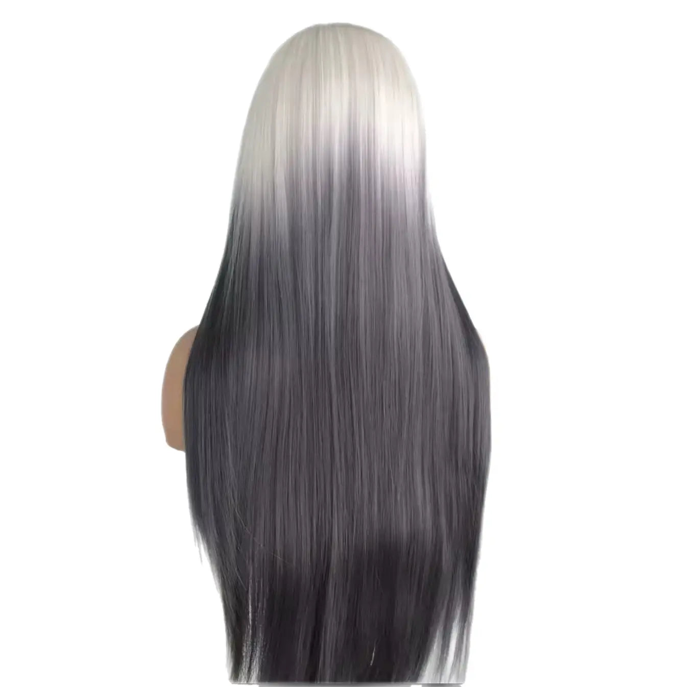 Nova 24” silver-black ombre wig Premium Synthetic Wig Sedna Wigs