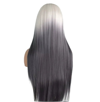 Nova 24” silver-black ombre wig Premium Synthetic Wig Sedna Wigs