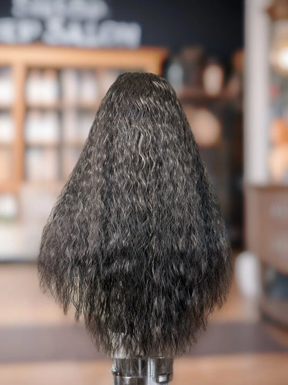 Onyx 24 inch textured wig Premium Synthetic Wig Sedna Wigs