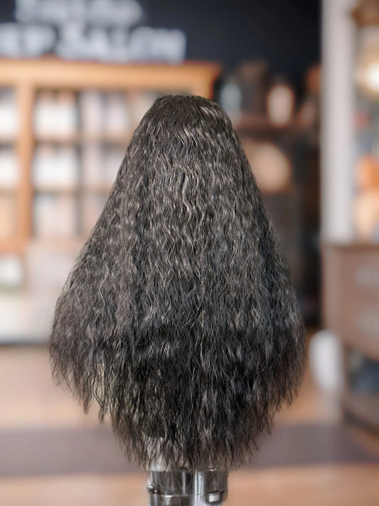 Onyx 24 inch textured wig Premium Synthetic Wig Sedna Wigs