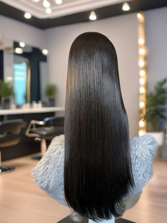 Raven 26-inch Jet Black Straight Wig - Sedna Wigs