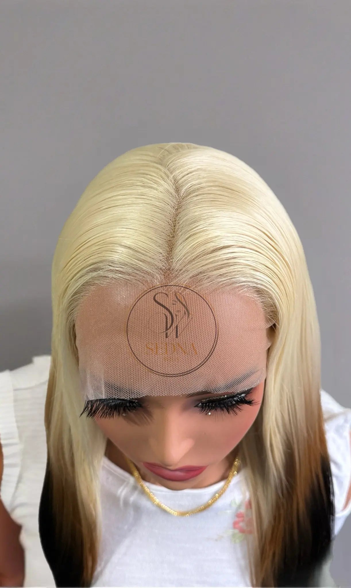 Sophie 24” blonde ombre wig Premium Synthetic Wig Sedna Wigs