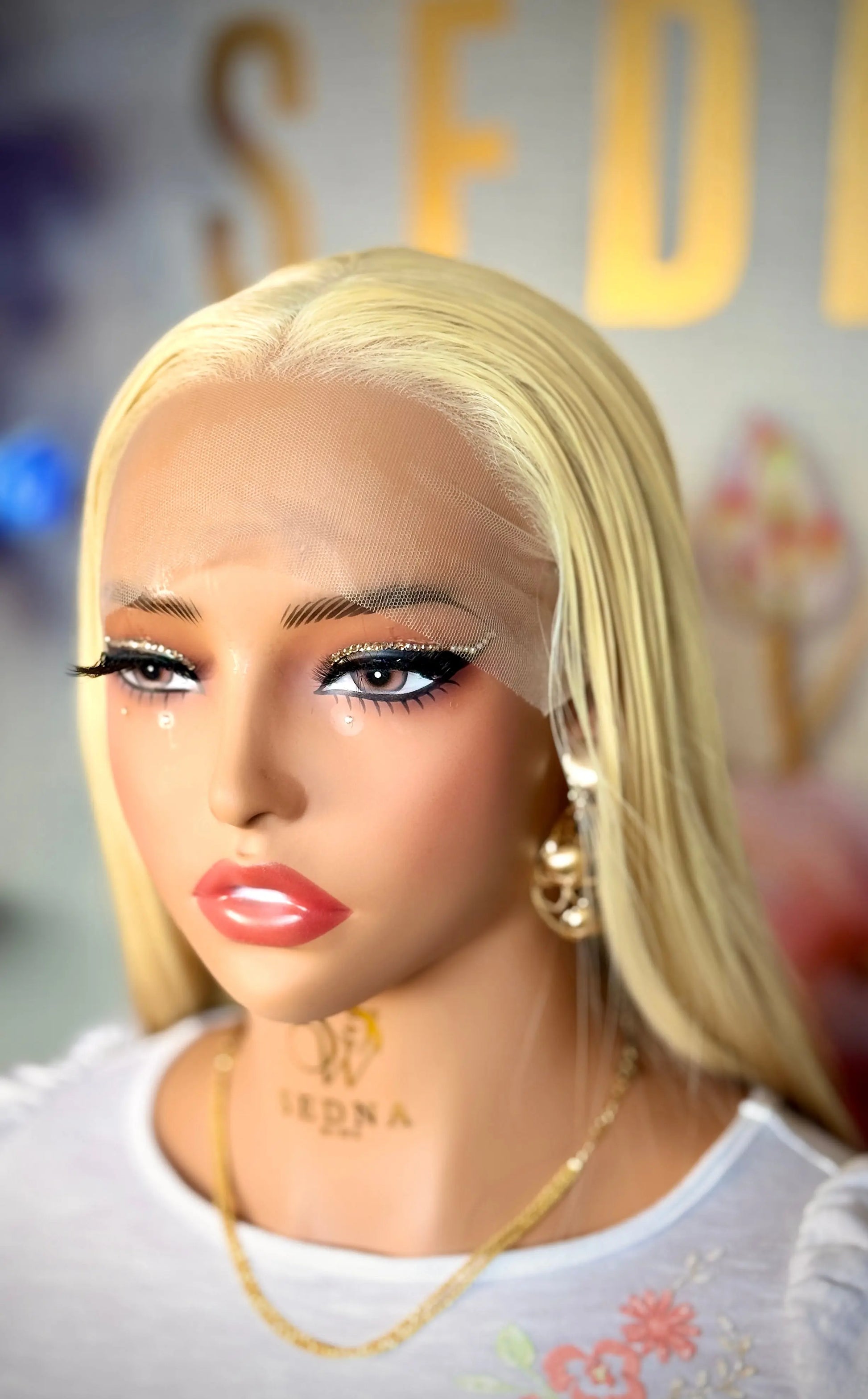 Sophie 24” blonde ombre wig Premium Synthetic Wig Sedna Wigs