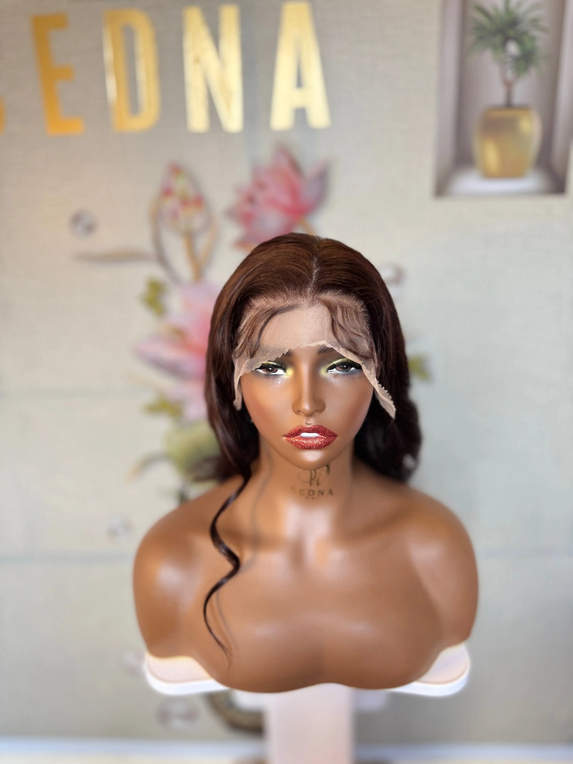 Zara realistic preplucked lace wig Premium Synthetic Wig Sedna Wigs